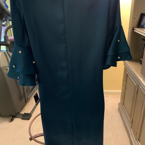 Teal dress size M by MSK - Picture 4 of 5